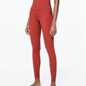 RARE Lululemon Align Pant 28" Cayenne